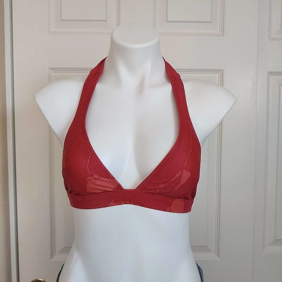 W's Patagonia Water Girl Boucau halter bikini top sz S - Picture 2 of 9